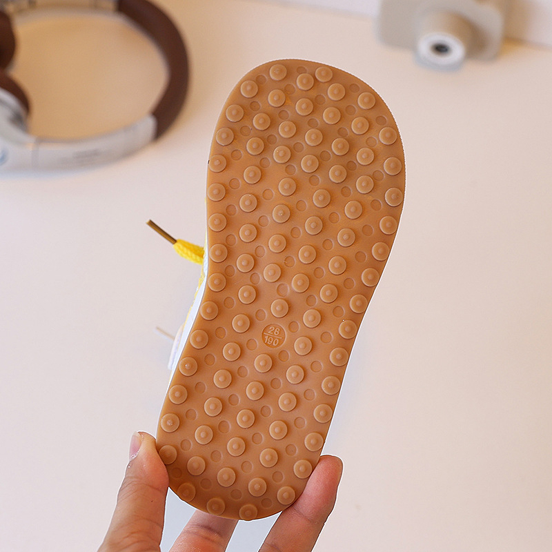 Dječje casual tenisice s Velcro kopčom, prozračne, protiv klizanja, PU gornji dio, gumeni potplat