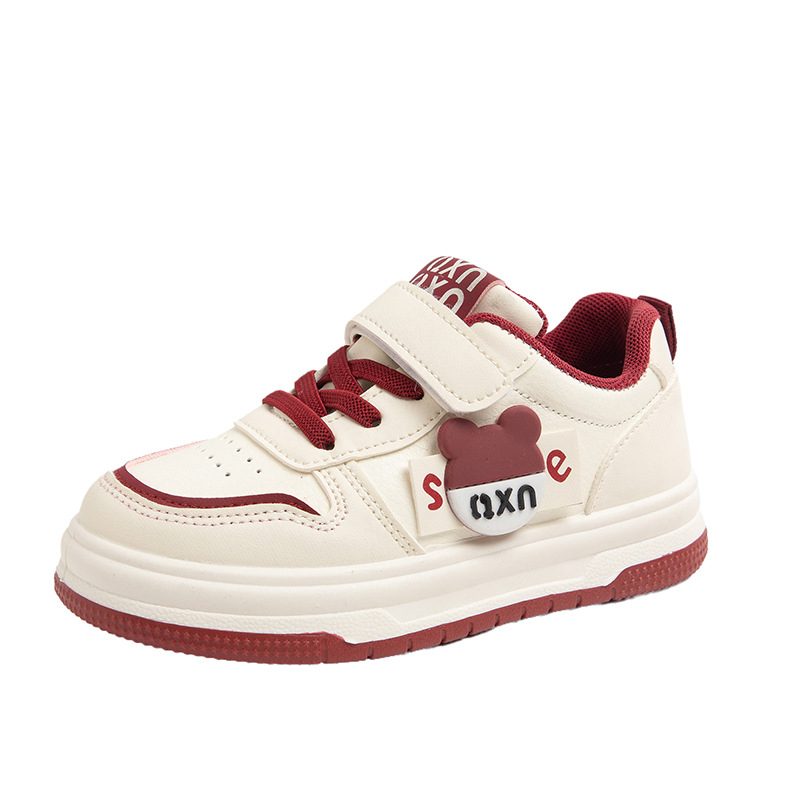 Dječje casual tenisice s gornjim dijelom od mikrovlakna, gumom sole, zatvarač na Velcro, uzorak color-block (protiv klizanja)
