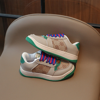 Detské tenisky na behanie, PU horná časť, zapínanie na suchý zips, unisex, na jar a jeseň, vek 4–12 rokov