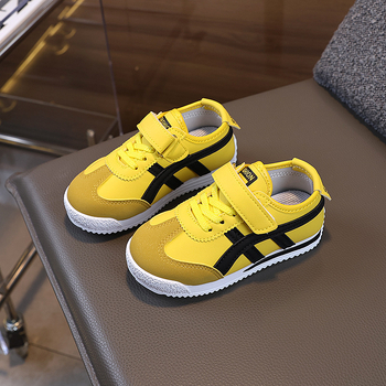 Dexun Pantofi pentru copii: Partea superioară din piele sintetică ușoară, închidere Velcro, primăvară și toamnă, unisex, 1–6 ani