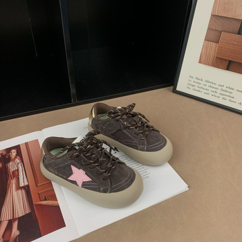 Adidași sport pentru copii cu Velcro, talpă din cauciuc, partea superioară din super fibră, căptușeală din bumbac, antiderapante și încălzesc