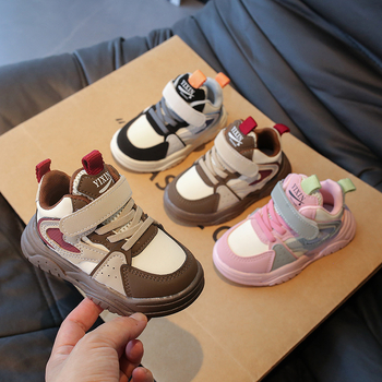 Adidași sport pentru copii, impermeabili, înalți, cu Velcro, respirabili, talpă din cauciuc – Toamnă 2025