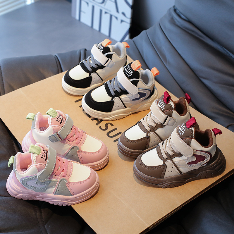 Adidași sport pentru copii, impermeabili, înalți, cu Velcro, respirabili, talpă din cauciuc – Toamnă 2025