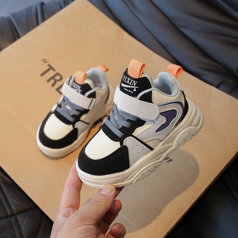 Adidași sport pentru copii, impermeabili, înalți, cu Velcro, respirabili, talpă din cauciuc – Toamnă 2025