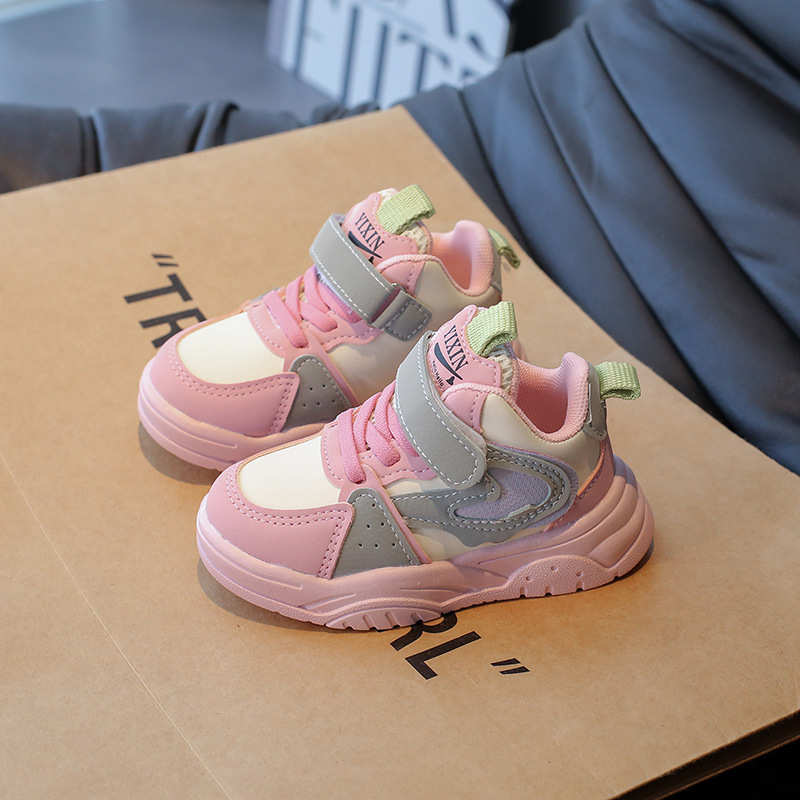 Adidași sport pentru copii, impermeabili, înalți, cu Velcro, respirabili, talpă din cauciuc – Toamnă 2025