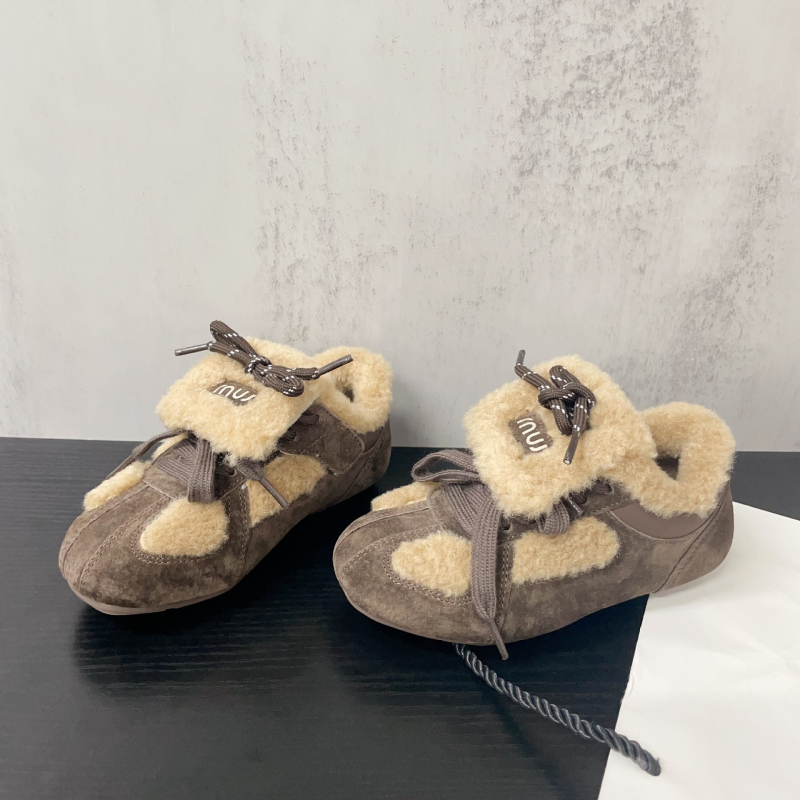 Adidași pentru copii cu imprimeu litere, velcro cu două curele, exterior velur, talpă din cauciuc, pentru iarnă