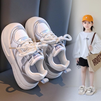 Adidași sport pentru fete, înălți, din piele sintetică, cu Velcro închidere, pentru copii 7–12 ani, lansare toamnă 2024