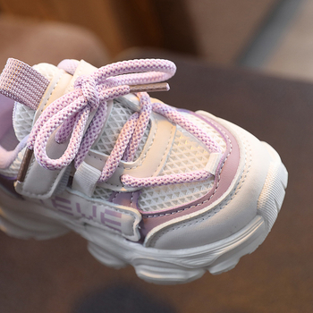 Adidași pentru copii, partea superioară din piele artificială, talpă din cauciuc, închidere Velcro, pentru copii 1-3 ani