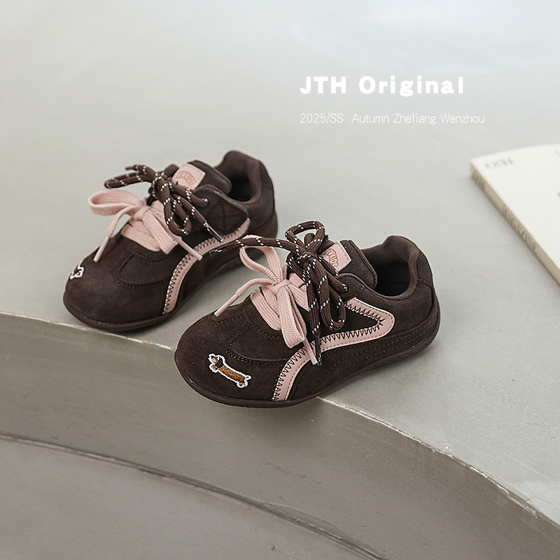 Dječje niske tenisice s Velcro zatvaračem, unisex, motiv psa, mekani đon, gumeni đon, za sve sezone