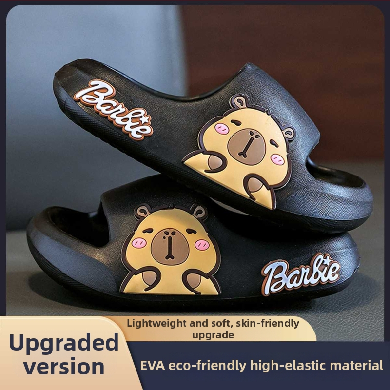 Detské papuče EVA s kresleným motívom, vnútorné použitie, protišmyková podrážka, rýchloschnúce