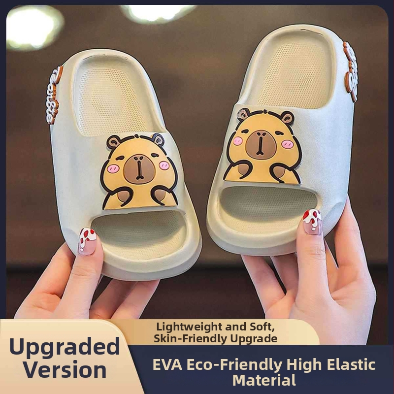 Detské papuče EVA s kresleným motívom, vnútorné použitie, protišmyková podrážka, rýchloschnúce