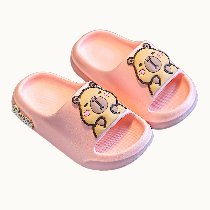 Detské papuče EVA s kresleným motívom, vnútorné použitie, protišmyková podrážka, rýchloschnúce