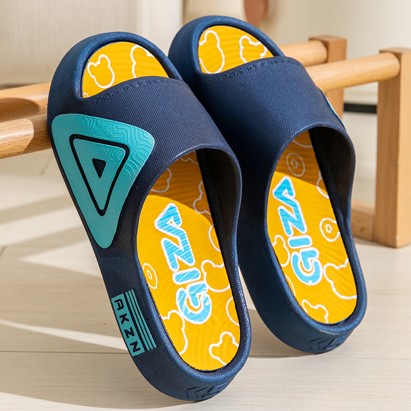 Sidadime unisex dječje sandale s PVC gornjim dijelom i EVA potplatom, prugaste, prozračne, protuklizne, ljetne sandale za djecu 7–16 godina
