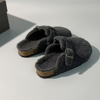 Heemakes Dječje plišane papuče – plišani gornji dio, fleece podstava, EVA potplat, unisex, za uzrast 4–16 godina