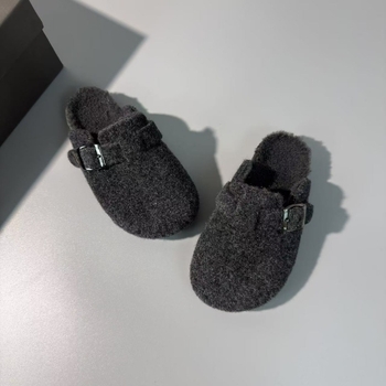 Heemakes Dječje plišane papuče – plišani gornji dio, fleece podstava, EVA potplat, unisex, za uzrast 4–16 godina