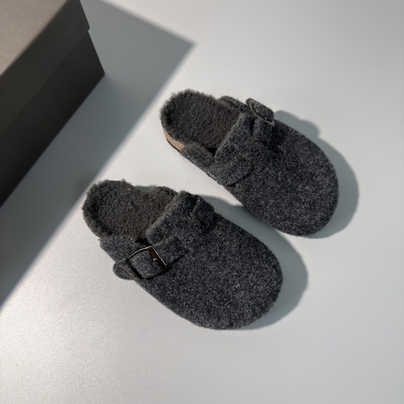 Heemakes Dječje plišane papuče – plišani gornji dio, fleece podstava, EVA potplat, unisex, za uzrast 4–16 godina