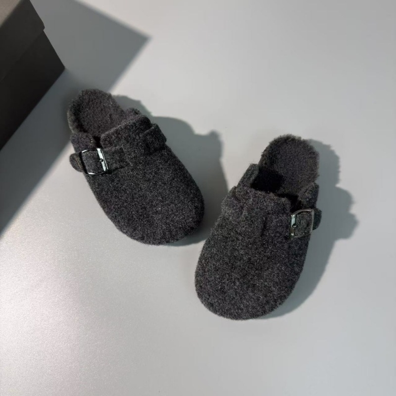 Heemakes Dječje plišane papuče – plišani gornji dio, fleece podstava, EVA potplat, unisex, za uzrast 4–16 godina