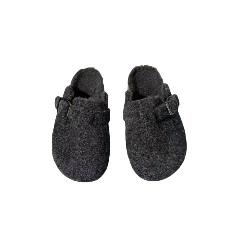 Heemakes Dječje plišane papuče – plišani gornji dio, fleece podstava, EVA potplat, unisex, za uzrast 4–16 godina