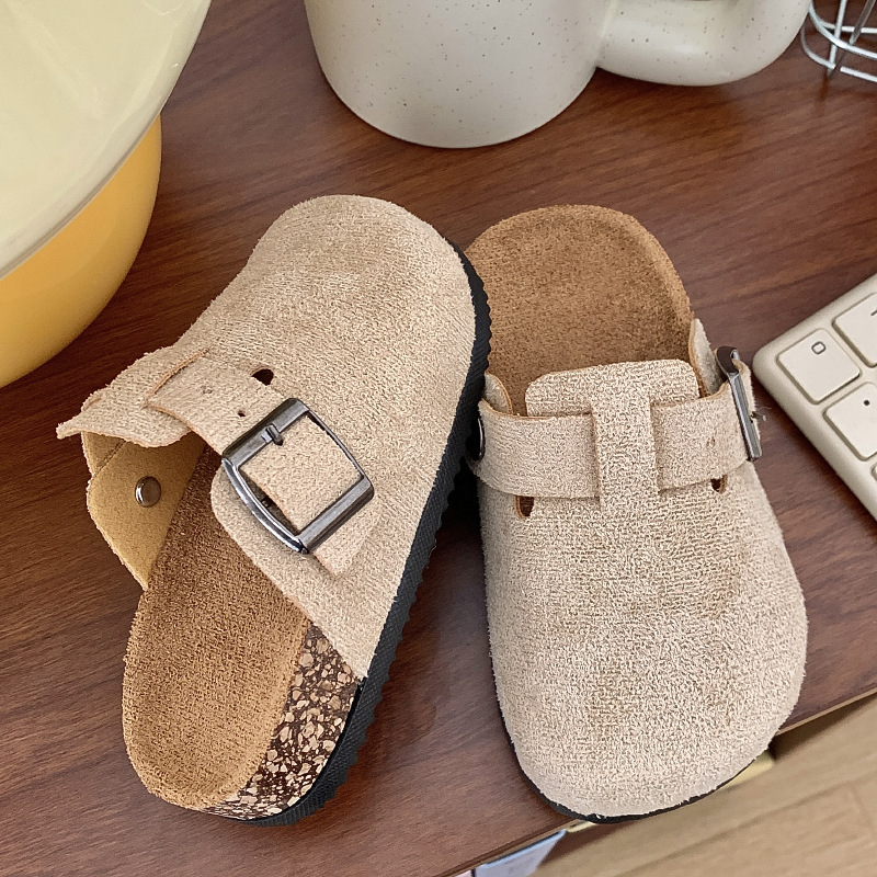 Dječje sandale od suedea s anti-slip PVC potplatom, korejskog stila, za uzrast 4–12 godina