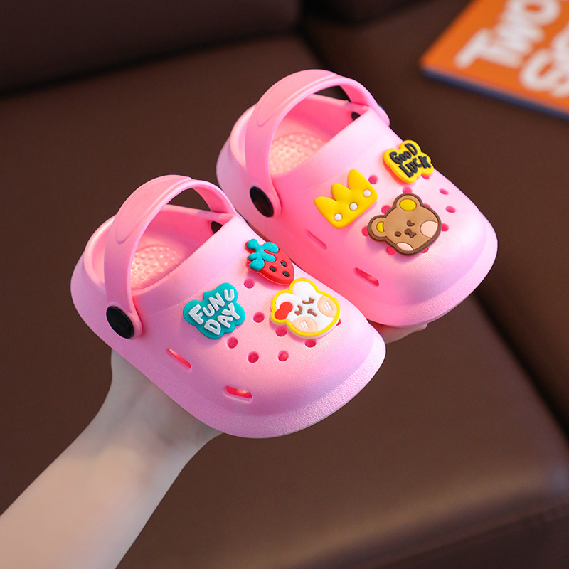 Sandale pentru copii din PVC – stil Cartoon Paradise, unisex, pentru copiii între 1–3 și 4–6 ani