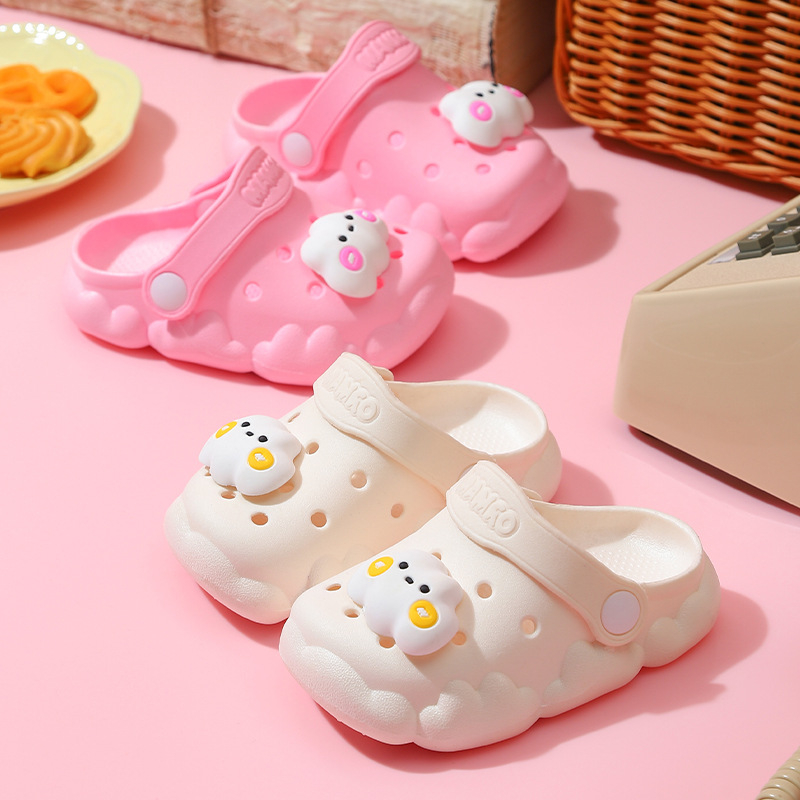 Dječje ljetne slip-on papuče s mekom sole, karikatura dizajn, protuklizne s rupicama za dječake i djevojčice