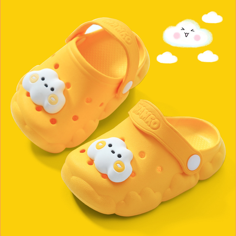 Dječje ljetne slip-on papuče s mekom sole, karikatura dizajn, protuklizne s rupicama za dječake i djevojčice