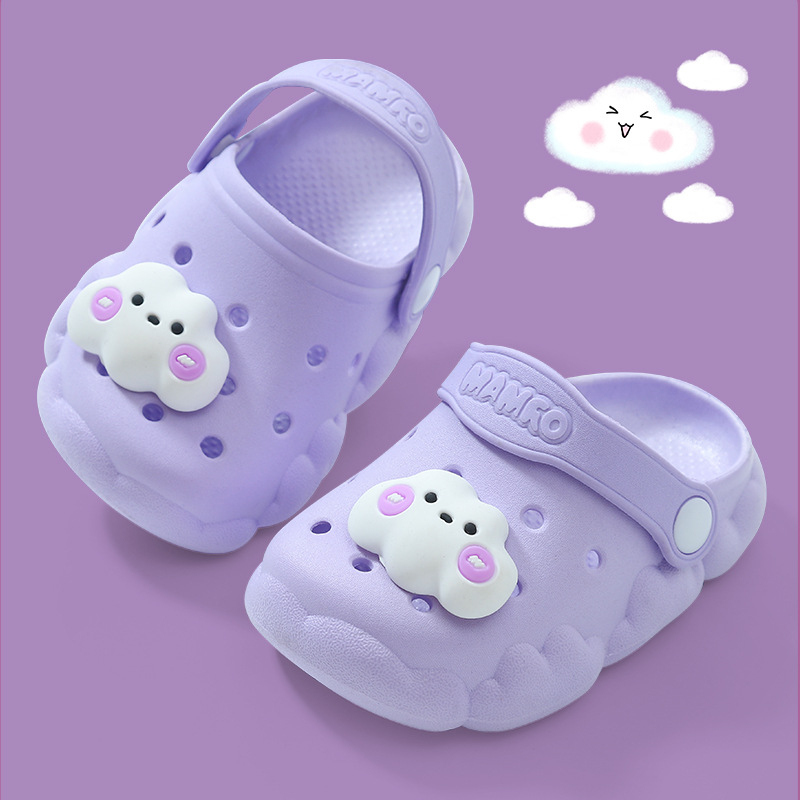 Dječje ljetne slip-on papuče s mekom sole, karikatura dizajn, protuklizne s rupicama za dječake i djevojčice