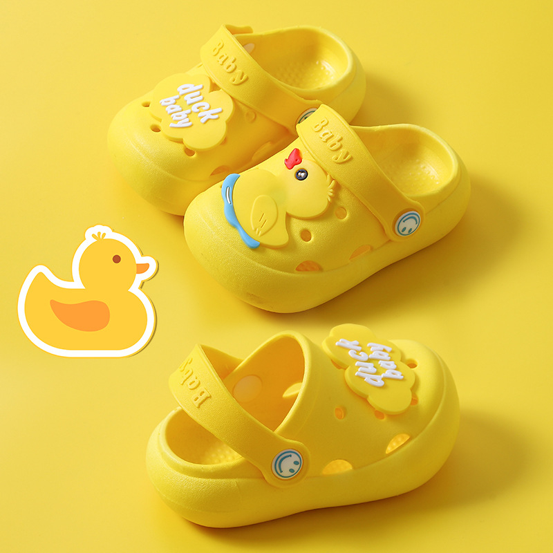 Dječje ljetne slip-on papuče s mekom sole, karikatura dizajn, protuklizne s rupicama za dječake i djevojčice