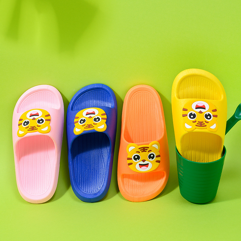 Sandale pentru copii, cu partea superioară din PVC, design desen animat, respirante, anti-alunecare, pentru toate anotimpurile