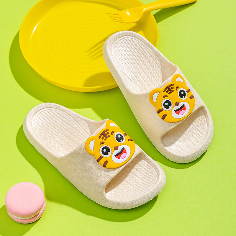 Sandale pentru copii, cu partea superioară din PVC, design desen animat, respirante, anti-alunecare, pentru toate anotimpurile