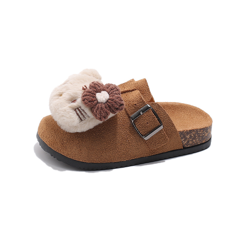 Dječje slip-on sandale s motivom mačke, meka potplata, proljeće–jesen 2025