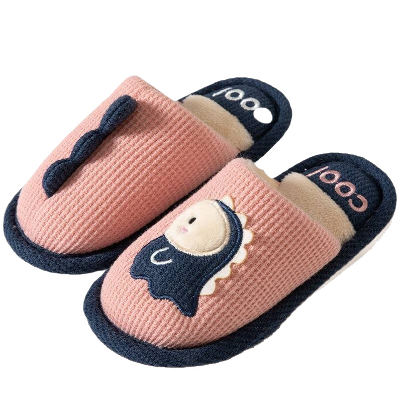 Dječje pamučne papuče s protukliznom PVC potplatom, zima, za uzrast 1–3 godine