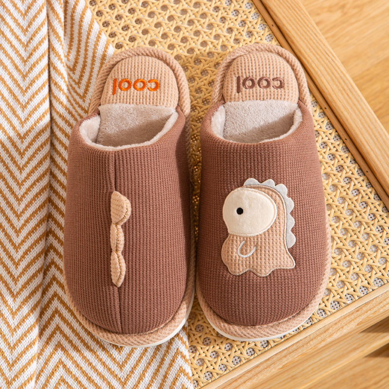 Dječje pamučne papuče s protukliznom PVC potplatom, zima, za uzrast 1–3 godine