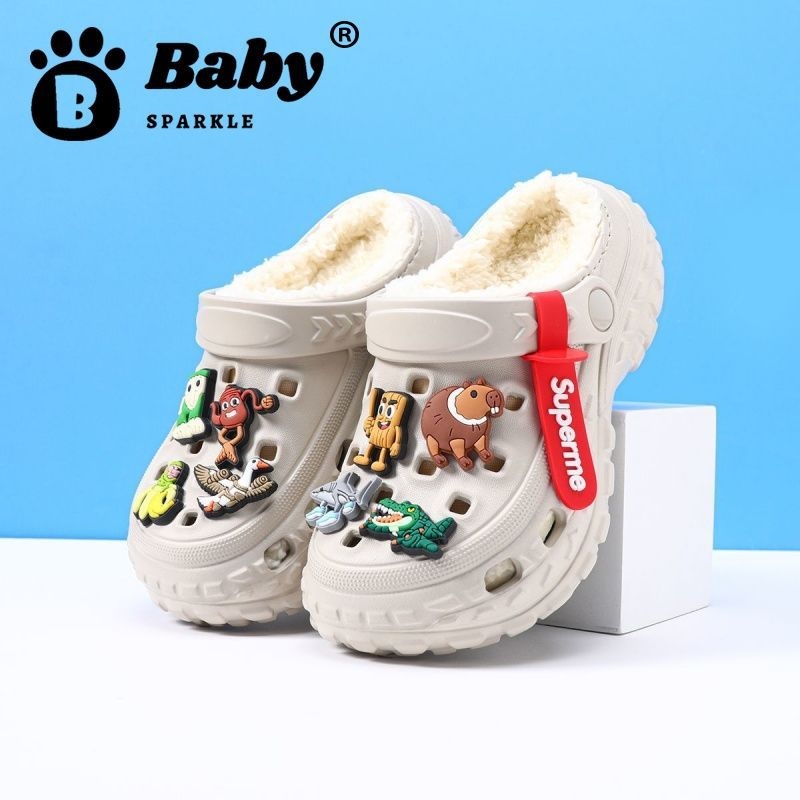 Rajzfilm mintás gyermek papucs, párnázott bélés, EVA felsőrész, EVA talp, eredet: Wenzhou, Zhejiang