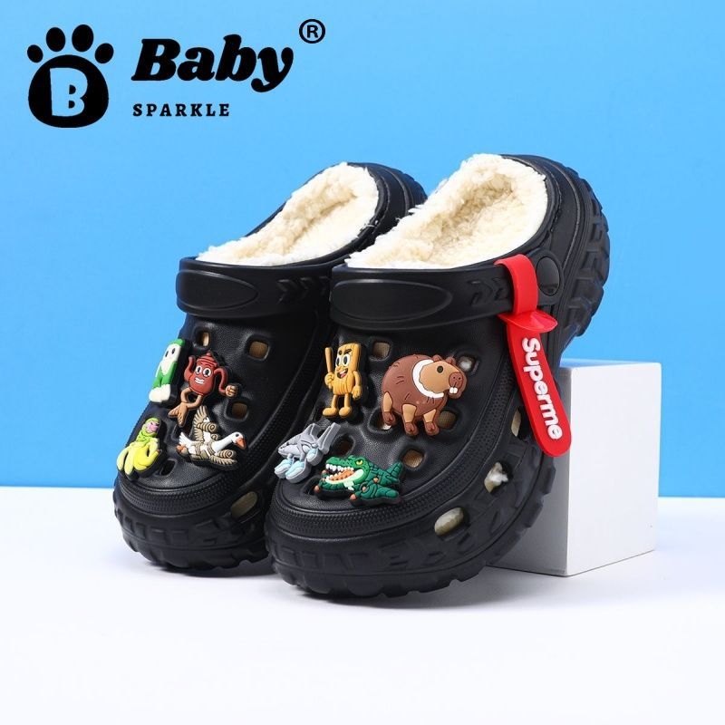 Rajzfilm mintás gyermek papucs, párnázott bélés, EVA felsőrész, EVA talp, eredet: Wenzhou, Zhejiang