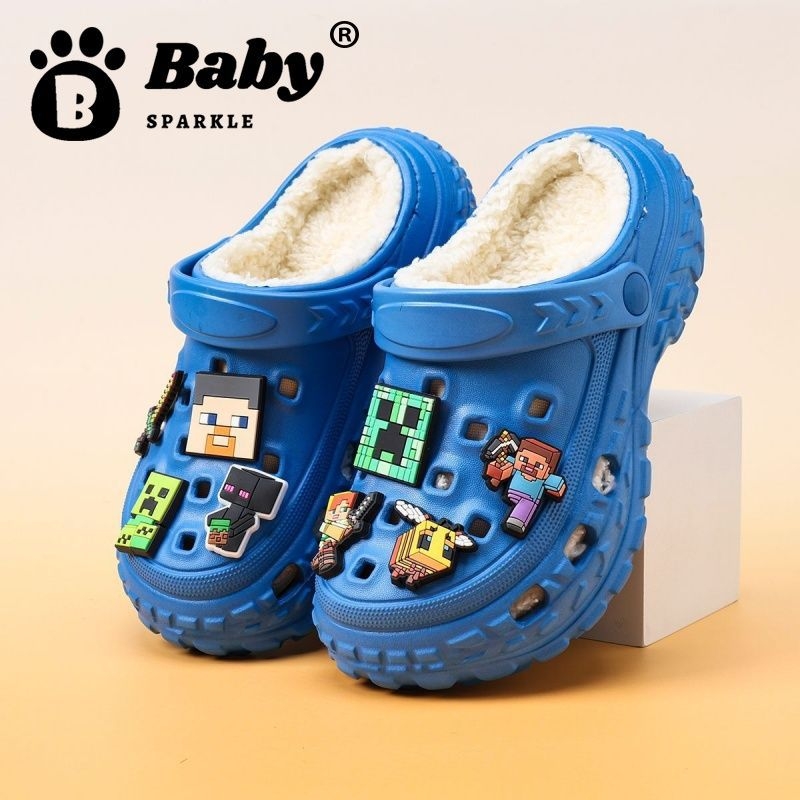 Rajzfilm mintás gyermek papucs, párnázott bélés, EVA felsőrész, EVA talp, eredet: Wenzhou, Zhejiang