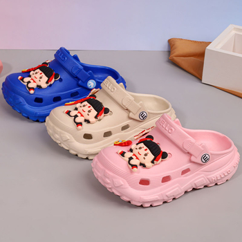 Gyermekek Crocs-stílusú EVA felső részű szandál, uniszex, belső bélés nélkül, 4–16 éveseknek, nyár 2025