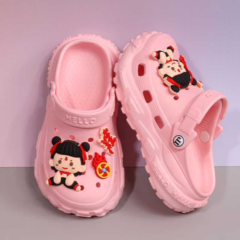 Gyermekek Crocs-stílusú EVA felső részű szandál, uniszex, belső bélés nélkül, 4–16 éveseknek, nyár 2025