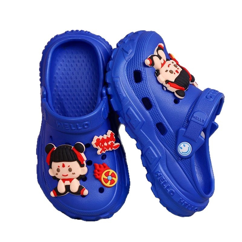 Gyermekek Crocs-stílusú EVA felső részű szandál, uniszex, belső bélés nélkül, 4–16 éveseknek, nyár 2025