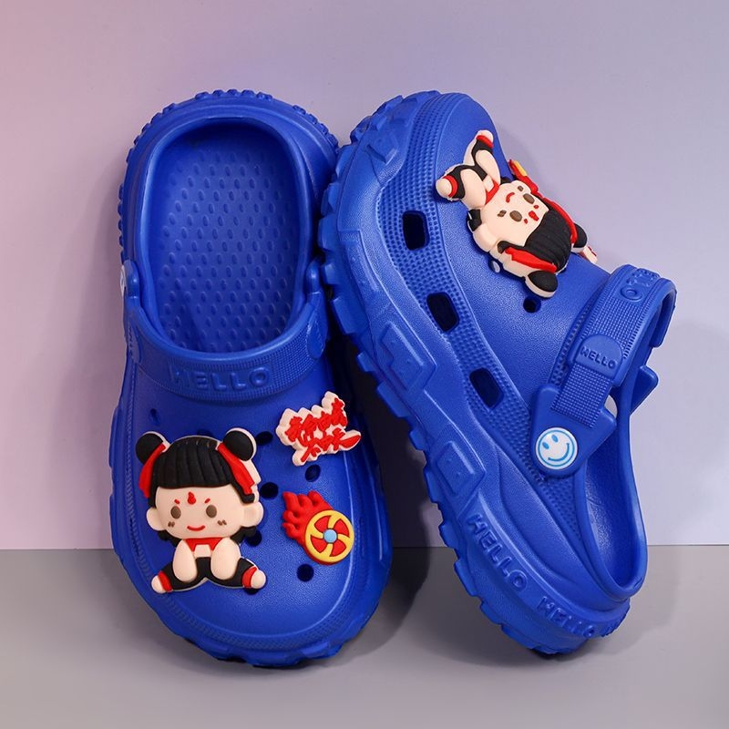 Gyermekek Crocs-stílusú EVA felső részű szandál, uniszex, belső bélés nélkül, 4–16 éveseknek, nyár 2025