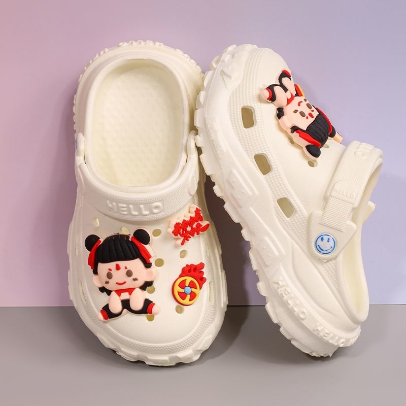 Gyermekek Crocs-stílusú EVA felső részű szandál, uniszex, belső bélés nélkül, 4–16 éveseknek, nyár 2025