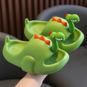 Sandale pentru copii din EVA, partea superioară EVA, talpă EVA, imprimeu cu animale, antiderapant, potrivite pentru copii 4–16 ani