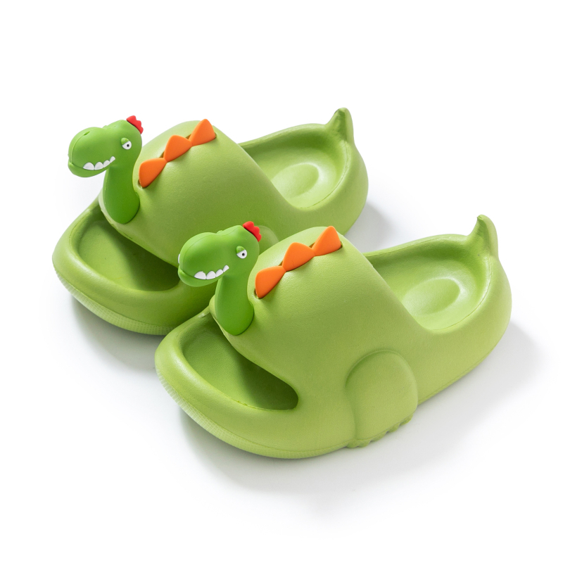 Sandale pentru copii din EVA, partea superioară EVA, talpă EVA, imprimeu cu animale, antiderapant, potrivite pentru copii 4–16 ani