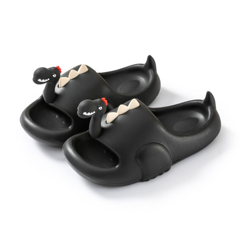 Sandale pentru copii din EVA, partea superioară EVA, talpă EVA, imprimeu cu animale, antiderapant, potrivite pentru copii 4–16 ani