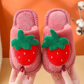 Papuci interior din bumbac pentru copii, cu iepuraș desene animate, talpă PVC, pentru copii 1–3 ani