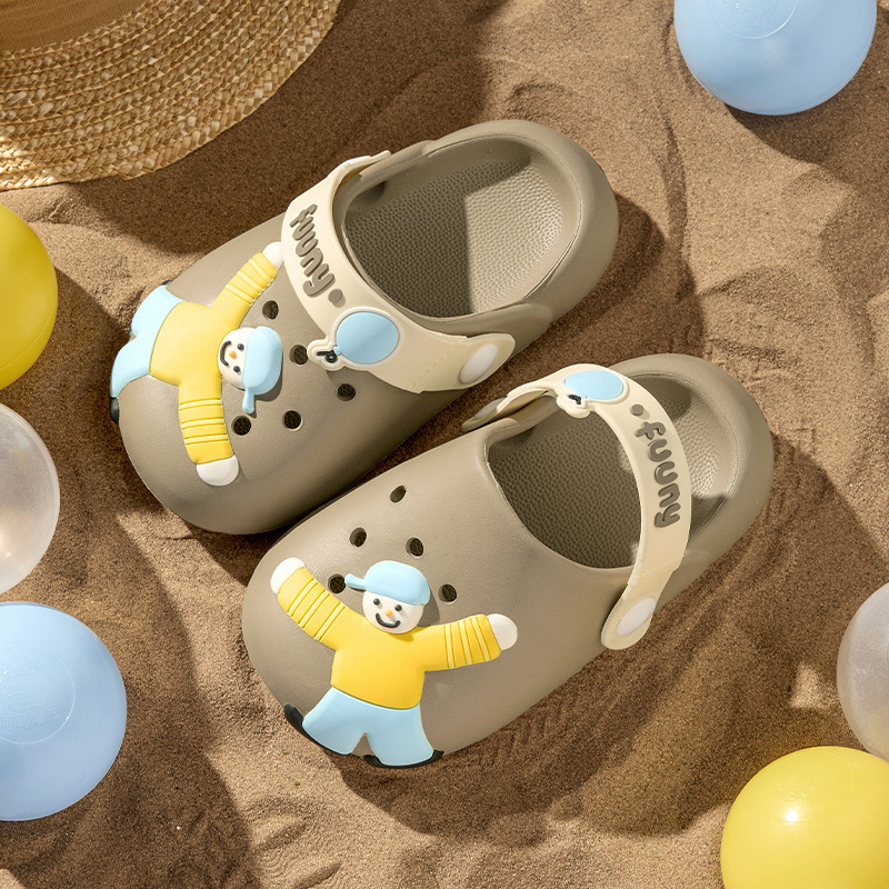 Sandale pentru copii cu EVA pe partea superioară, unisex, vârste 2–6 ani, fără căptușeală