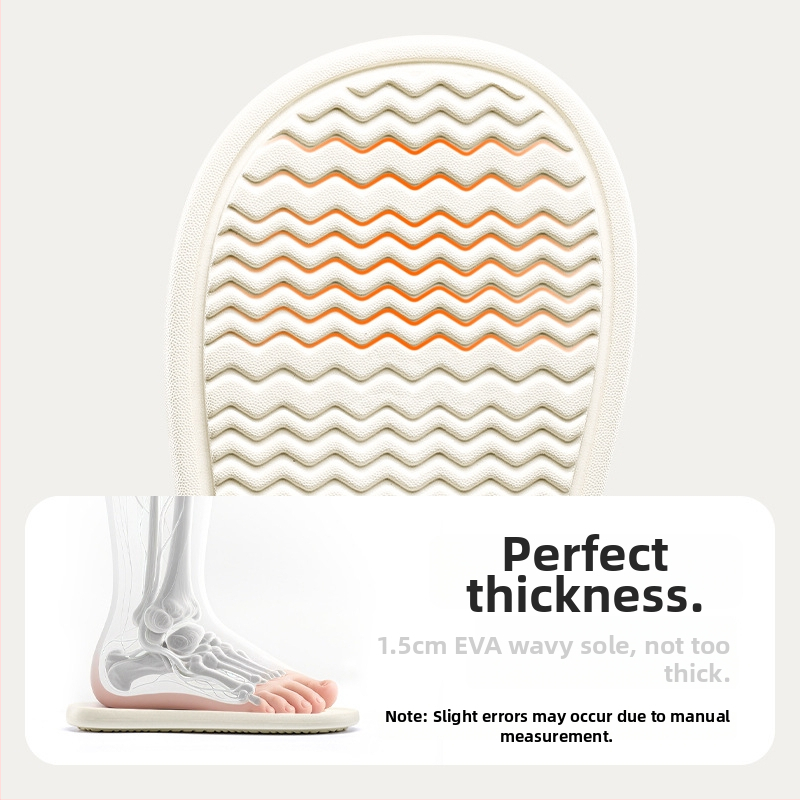 Pamučne papuče za djecu, unisex, prugast uzorak, EVA potplata, jesen-zima, stil princeze