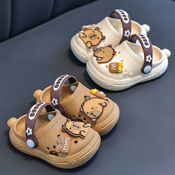 Dječje PVC sandale s cartoon uzorkom - unisex, gornji dio PVC, đon PVC, prozračne, ljeto