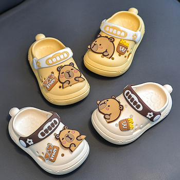 Dječje PVC sandale s cartoon uzorkom - unisex, gornji dio PVC, đon PVC, prozračne, ljeto