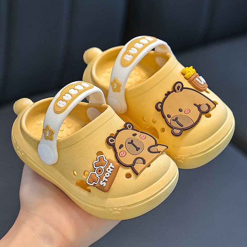 Dječje PVC sandale s cartoon uzorkom - unisex, gornji dio PVC, đon PVC, prozračne, ljeto